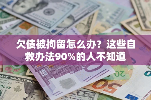 北京欠债被拘留怎么办？这些自救办法90%的人不知道