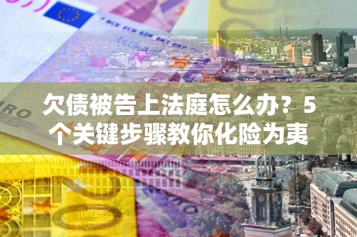 北京欠债被告上法庭怎么办？5个关键步骤教你化险为夷